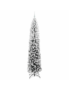 Albero di Natale snodato Verde 240 cm Plastica e metallo