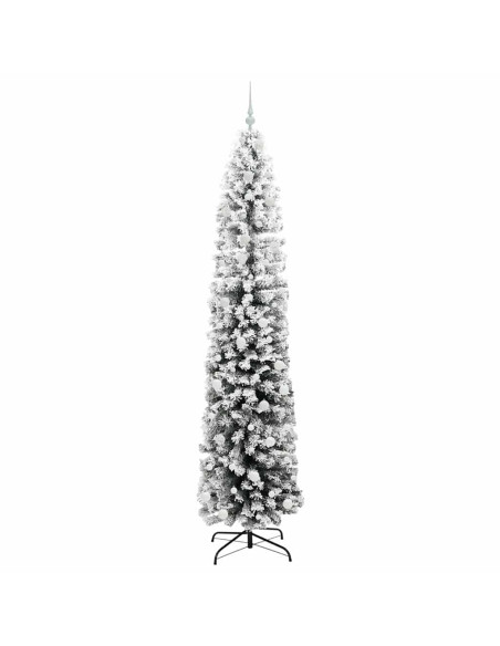 Albero di Natale snodato Verde 240 cm Plastica e metallo