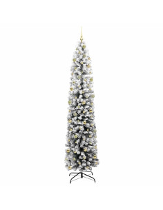 Albero di Natale artificiale con 300 LED Verde 240 cm