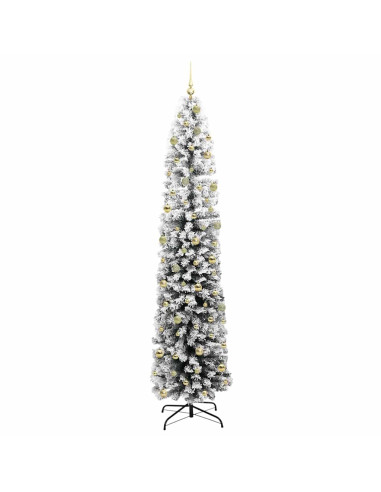 Albero di Natale artificiale con 300 LED Verde 240 cm