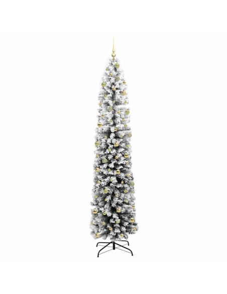 Albero di Natale artificiale con 300 LED Verde 240 cm