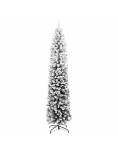 Albero di Natale snodato Verde 240 cm Plastica e metallo
