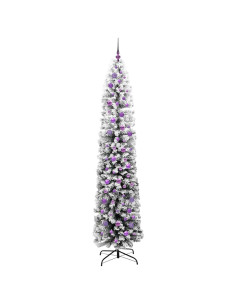 Albero di Natale snodato Verde 240 cm Plastica e metallo
