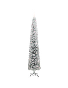 Albero di Natale artificiale Verde e bianco 270 cm PVC
