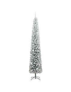Albero di Natale artificiale Verde e bianco 270 cm PVC