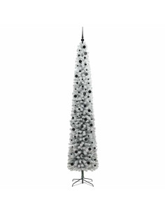 Albero di Natale artificiale Verde e bianco 300 cm PVC
