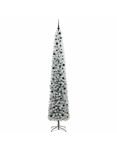Albero di Natale artificiale Verde e bianco 300 cm PVC