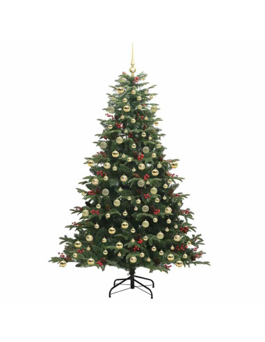 Albero di Natale artificiale con 300 LED Verde 210 cm