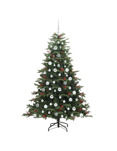 Albero di Natale artificiale con 300 LED Verde 180 cm