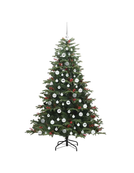 Albero di Natale artificiale con 300 LED Verde 180 cm