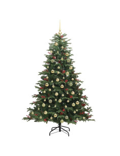 Albero di Natale artificiale con 300 LED Verde 180 cm