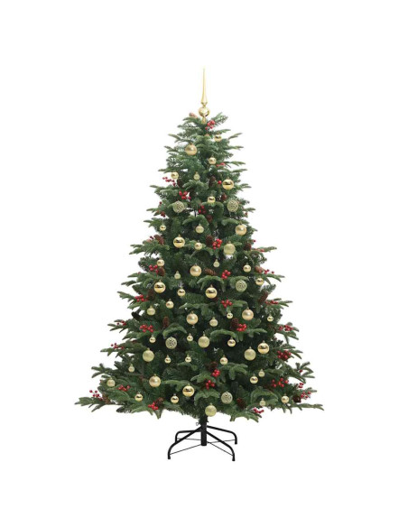 Albero di Natale artificiale con 300 LED Verde 180 cm