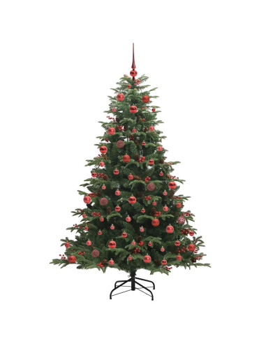 Albero di Natale artificiale con 300 LED Verde 180 cm