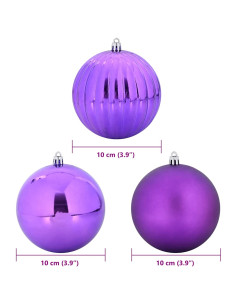 Set di Palle di Natale 15 pcs Lillà
