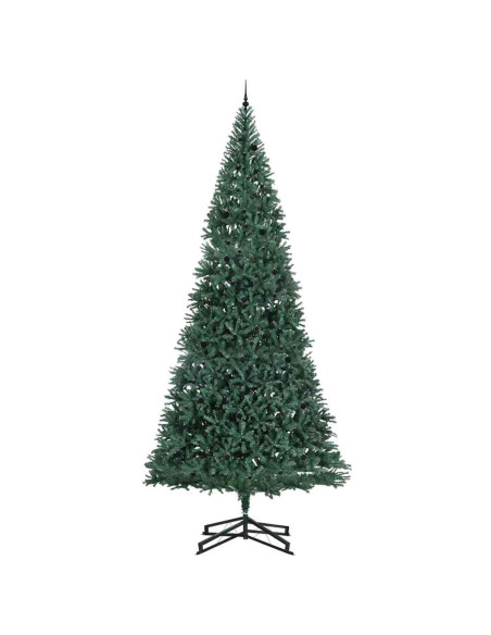 Albero di Natale Artificiale Pre-illuminato con Set di Palline