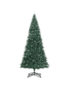 Albero di Natale Artificiale Pre-illuminato con Set di Palline