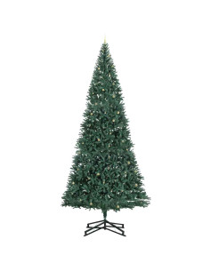 Albero di Natale Artificiale Pre-illuminato con Set di Palline