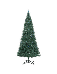 Albero di Natale Artificiale Pre-illuminato con Set di Palline