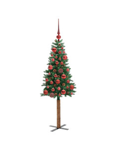 Albero di Natale snodato con 150 LED con supporto Verde 150 cm