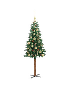 Albero di Natale snodato con 150 LED con supporto Verde 150 cm