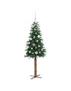 Albero di Natale snodato con 150 LED con supporto Verde 150 cm
