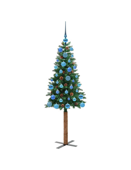 Albero di Natale snodato con 150 LED con supporto Verde 150 cm