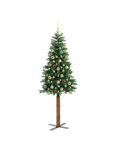 Albero di Natale snodato con 300 LED con supporto Verde 180 cm