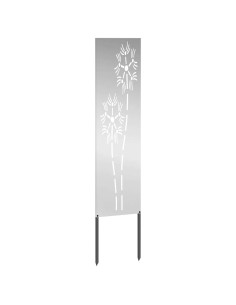 Schermo per privacy in giardino Traforo Argento 32 x 140 cm
