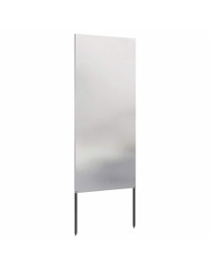 Schermo per privacy in giardino Traforo Argento 50 x 140 cm
