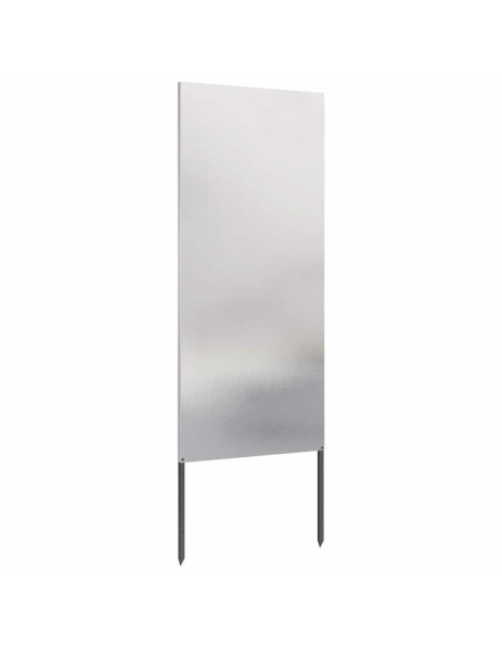 Schermo per privacy in giardino Traforo Argento 50 x 140 cm