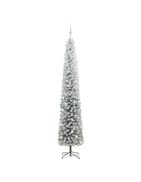 Albero di Natale artificiale Verde e bianco 300 cm PVC