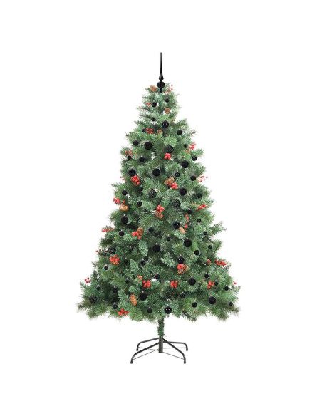 Albero di Natale artificiale Verde 240 cm PVC e Metallo
