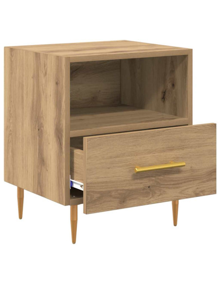 Comodino 2 pcs Marrone 40 x 35 x 47,5 cm Legno multistrato