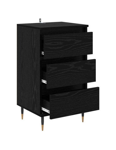 Credenza Rovere nero 35 x 40 x 70 cm Legno multistrato