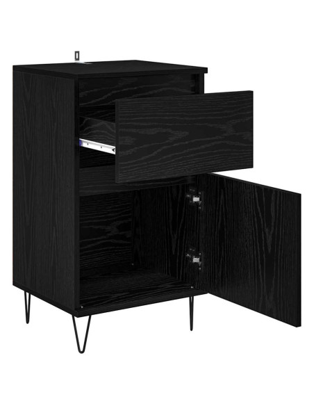 Credenza Rovere nero 35 x 40 x 70 cm Legno multistrato