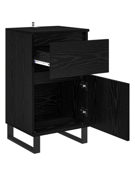 Credenza Rovere nero 35 x 40 x 70 cm Legno multistrato