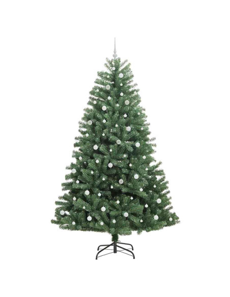 Albero di Natale Artificiale con Rami Pieghevoli Verde 240 cm
