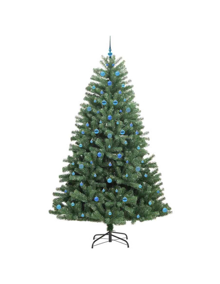 Albero di Natale Artificiale con Rami Pieghevoli Verde 240 cm