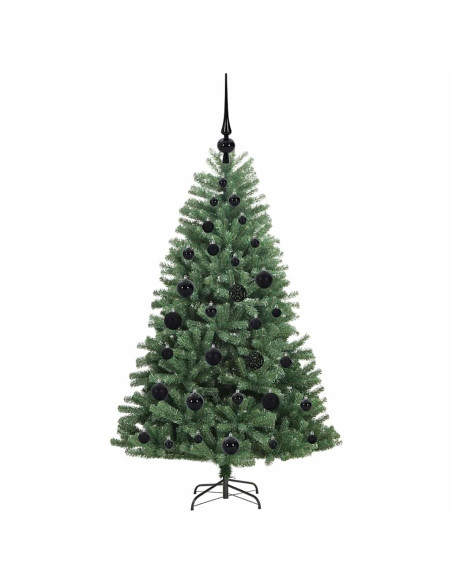 Albero di Natale Artificiale con Rami Pieghevoli Verde 120 cm