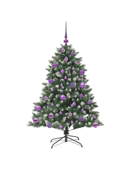 Albero di Natale artificiale con 150 LED Verde 85 x 85 x 120 cm