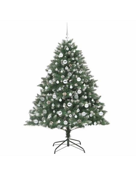 Albero di Natale artificiale con 300 LED Verde 180 cm