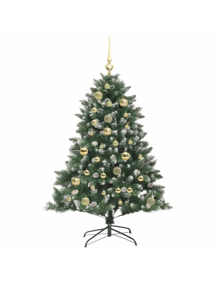 Albero di Natale artificiale con 150 LED Verde 85 x 85 x 120 cm