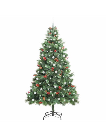 Albero di Natale artificiale Verde 240 cm PVC e Metallo