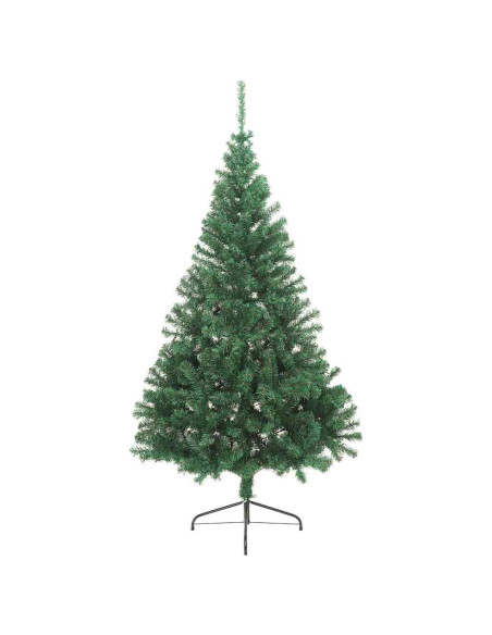 Albero di Natale artificiale preilluminato Verde 240 cm PVC