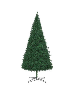 Albero di Natale con luci a corde decorative Verde 400 cm PVC