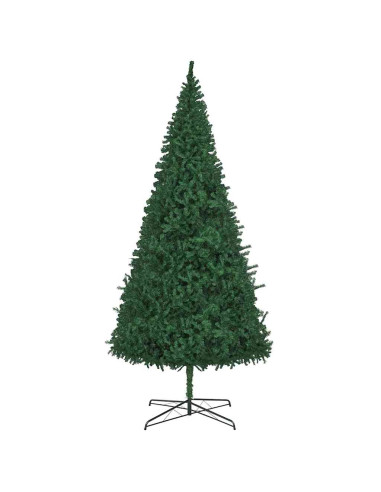 Albero di Natale con luci a corde decorative Verde 400 cm PVC