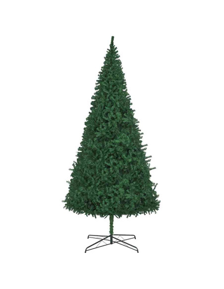 Albero di Natale con luci a corde decorative Verde 400 cm PVC