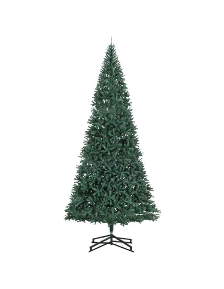 Albero di Natale Artificiale Pre-illuminato con Set di Palline