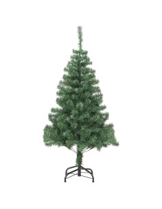 Alberi di Natale artificiali con 300 LED Verde 180 cm PVC