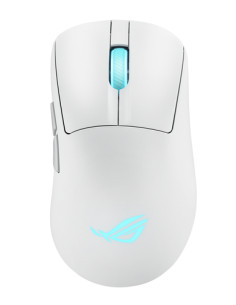 ASUS ROG Keris II Origin WHT mouse Gaming Mano destra RF Wireless + Bluetooth + USB Type-A Ottico 42000 DPI